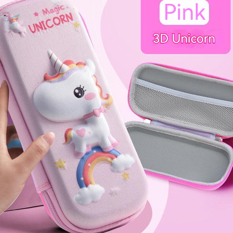 

Best.. Tempat Pensil 3D / Pencil Case Cute Box Unicorn Kawaii Stationery MN0