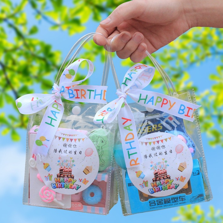 

➷np Terlaris➮ PVC PAKET souvenir Aesthetic hampers hadiah ulang tahun birthday anak W95 ✹