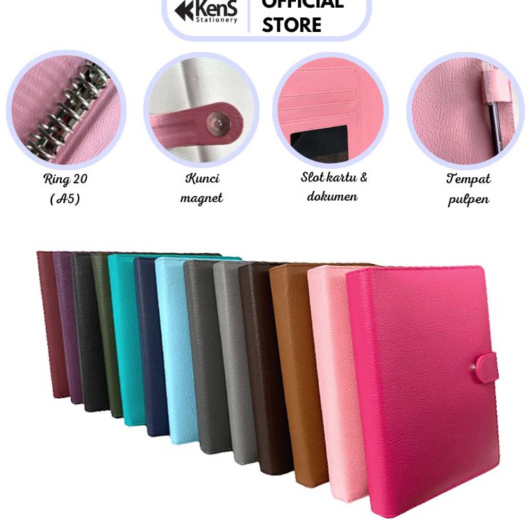 

Bagus Banget.. Binder Polos A5 Eksklusif Ring 20 agenda Polos Berkualitas Termurah VCW
