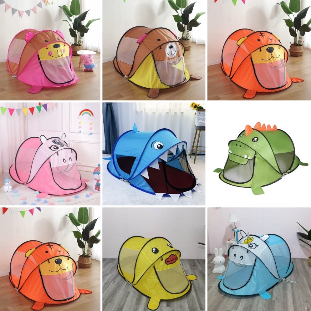 HARGA TERMURAAH|| GU Tenda Anak Karakter Tenda Camping Anak Lipat Mainan Tenda Anak Rumah Tenda Anak
