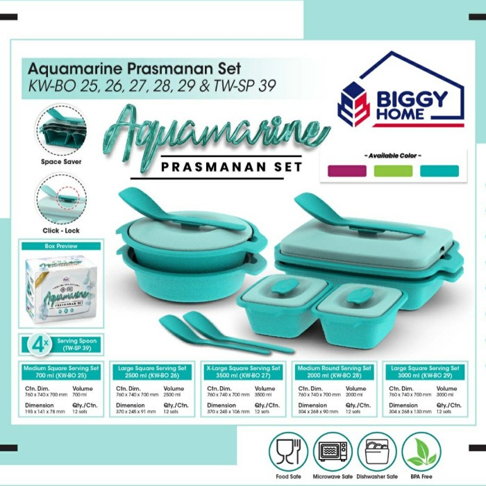 Bestseller Aquamarine Prasmanan Set