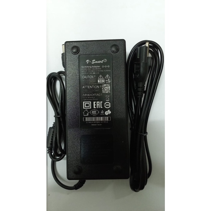 Terlaris Adaptor 28Vdc 2000Ma / 28V 2A New