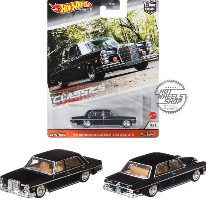 HOT WHEELS 72 MERCEDES-BENZ 280 SEL 4.5 MODERN CLASSICS