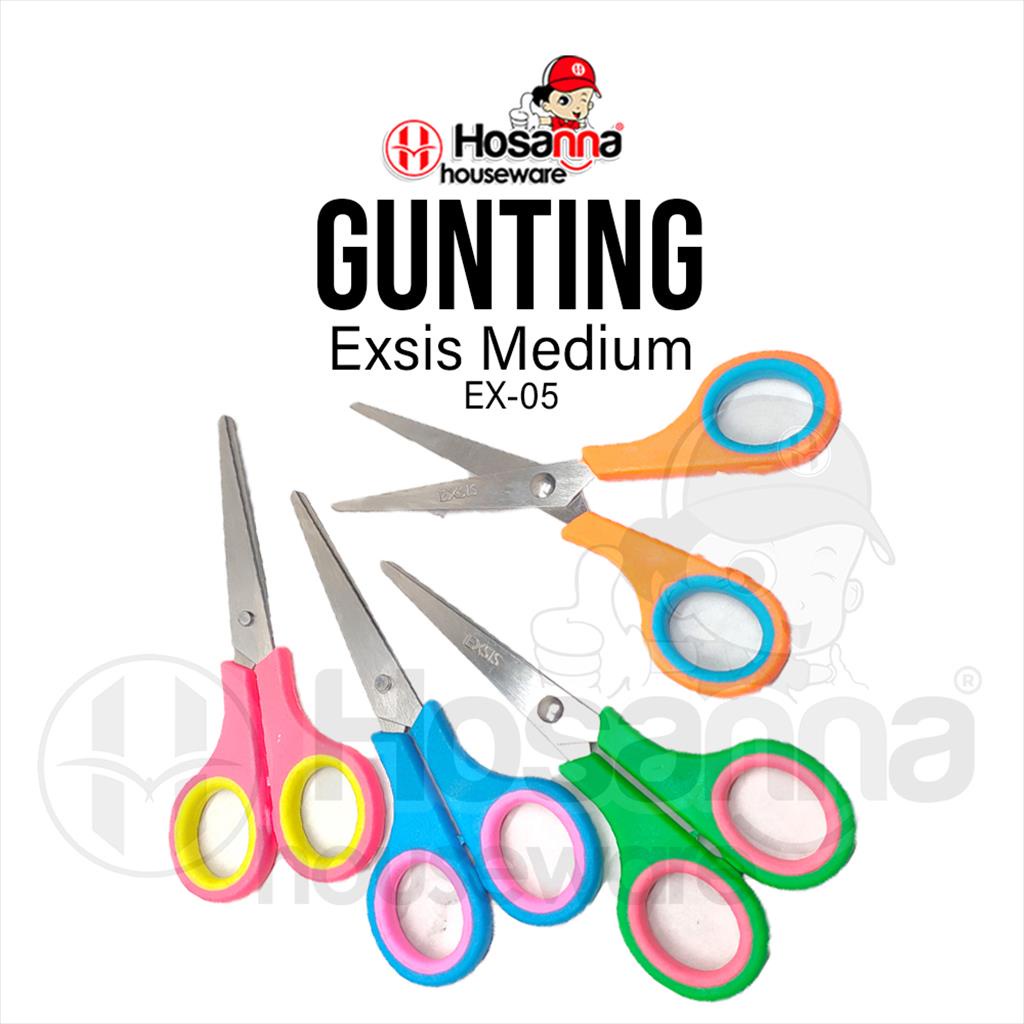 

12PCS GUNTING PASTEL STAINLESS / GUNTING PEMOTONG UKURAN MEDIUM EX05