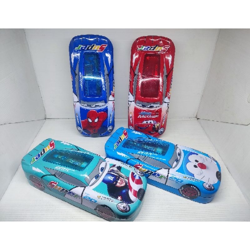 

TEMPAT/KOTAK/TEPAK PENSIL MOBIL KALENG/SENG N 2 FULL SET AD 062