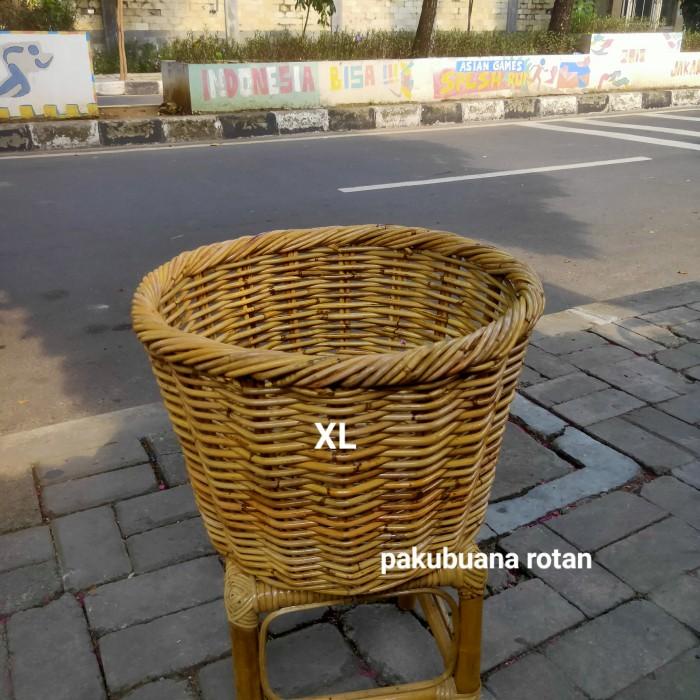 Terlaris Pot Rotan Bahan Besar Size Xl - Keranjang Pot Tanaman
