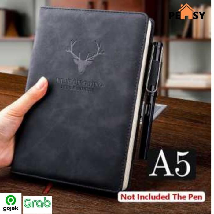 

Notebook A5 Buku Agenda Buku Catatan Binder Jurnal Harian Cover Kulit