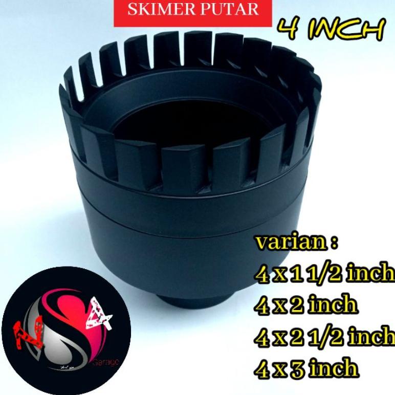 Promo Skimmer Putar 4 Inch / Skimmer Kolam Koi/Floating Skimmer / Skimer Putar