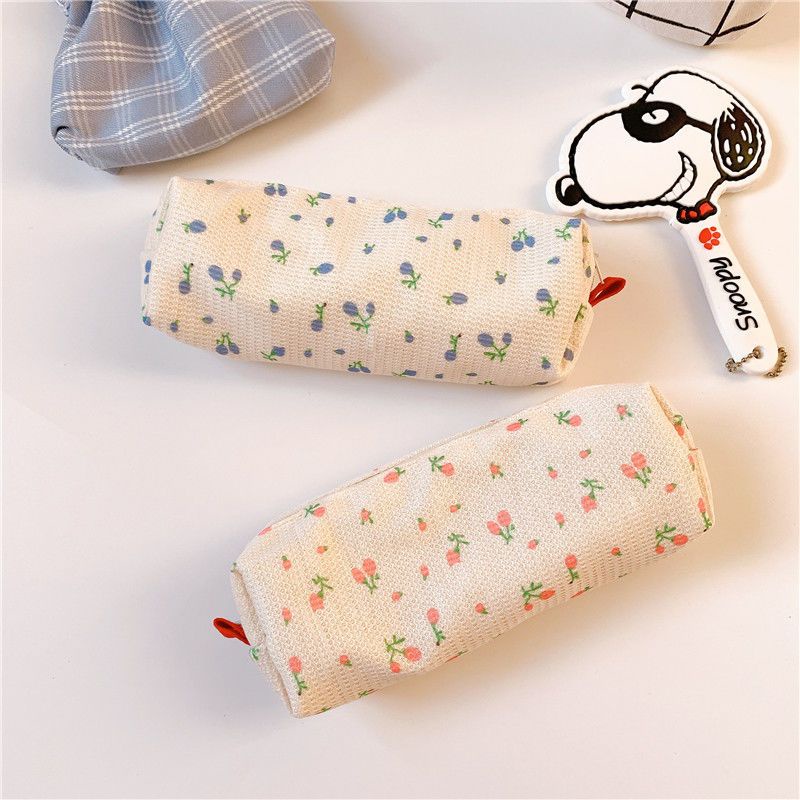 

Baru ins sederhana tas pensil bunga kecil sederhana tas pensil bunga lucu gadis kecil segar hati tas