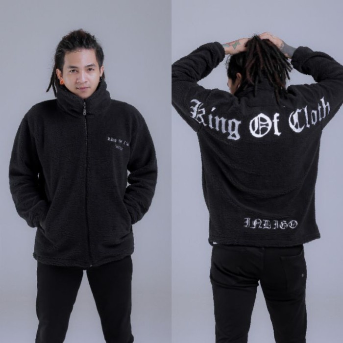 TERBARU SHERPA JAKET - JAKET BULU FULL BORDIR - JAKET PRIA - JAKET BULU WANITA