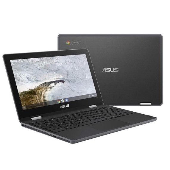 LAPTOP ASUS FLIP CHROMEBOOK 2IN1 TOUCH C214MA N4020 4GB 160GB 11.6 GRY