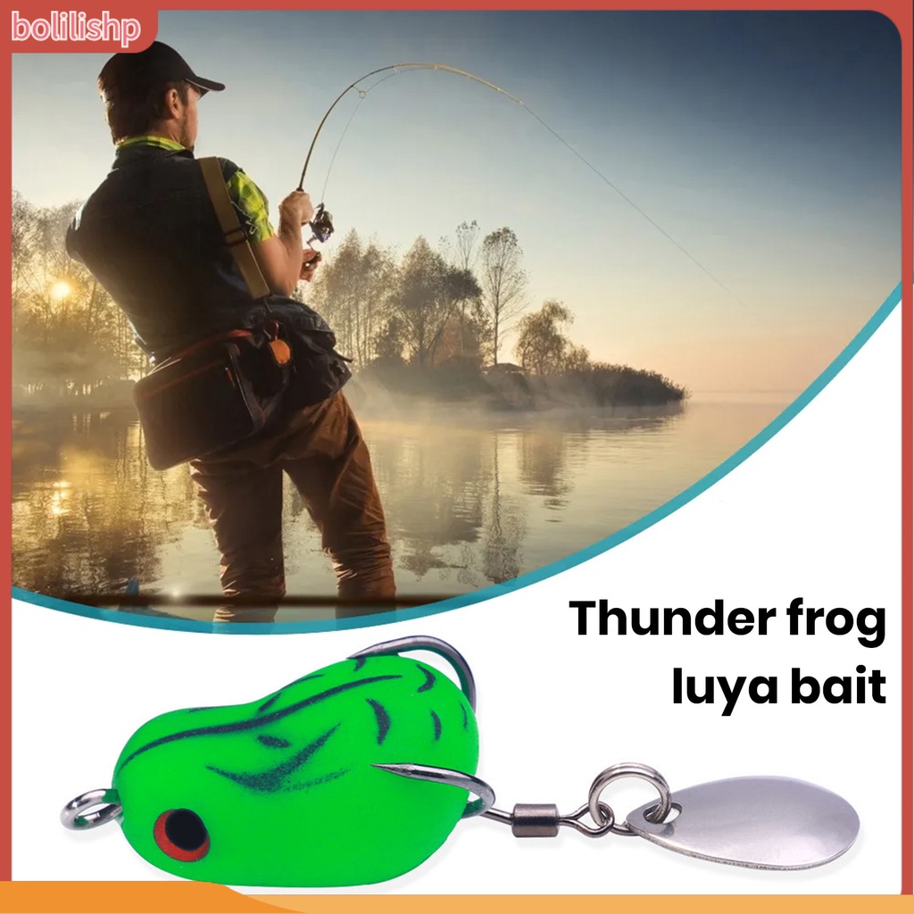 [Bolilishp] 1 Set 2.5cm Umpan Bionic Realistis Fisheye Simulasi Tahan Gigit Tajam Kait Angling Panjang Casting Kodok Bionic Lure Memancing Luar Ruangan