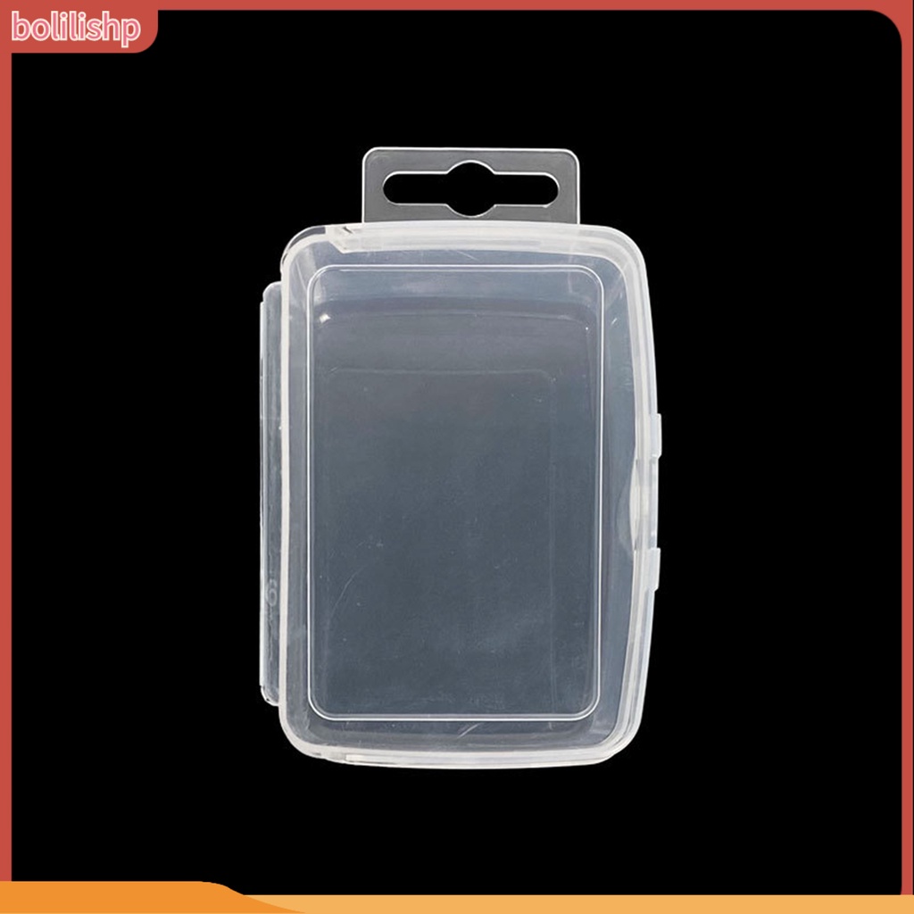 [Bolilishp] 4pcs Lure Box Kokoh Reusable Transparan Tahan Jatuh ABS Fishing Tackle Storage Box Outdoor Memancing