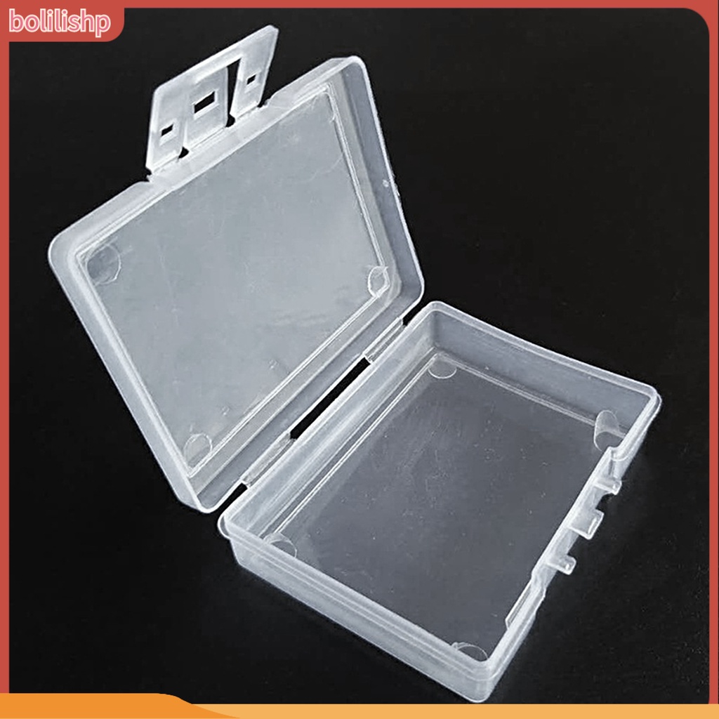 [Bolilishp] kotak Transparan Anti Gores Kuat Dan Kokoh Mudah Dibawa Penyimpanan Aksesoris Kosong Mini Bening Organizer Storage Box Untuk Outdoor