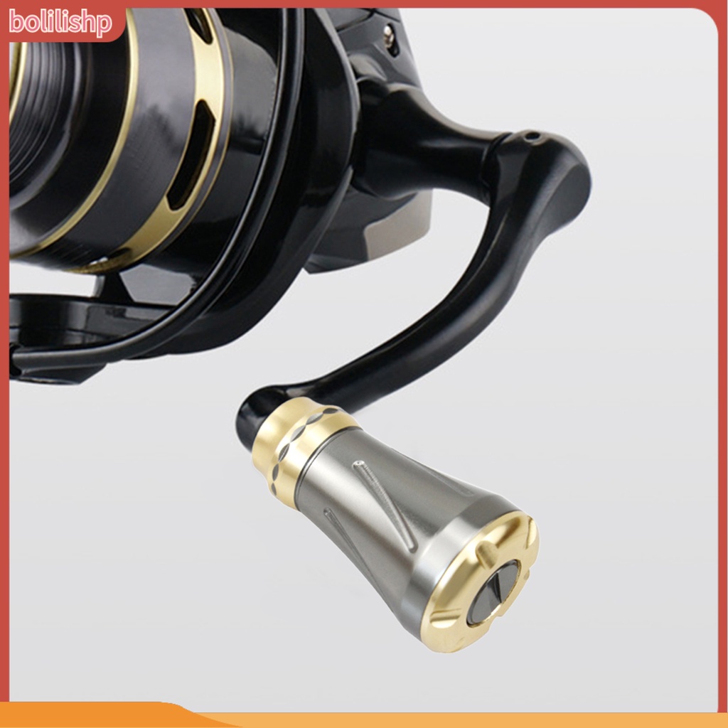 [Bolilishp] fishing Reel Knob Anti Karat Pegangan Nyaman Tahan Lama Mini Tahan Korosi Pengganti Paduan Aluminium Kekuatan Tinggi Pegangan Gulungan Berputar Peralatan Memancing