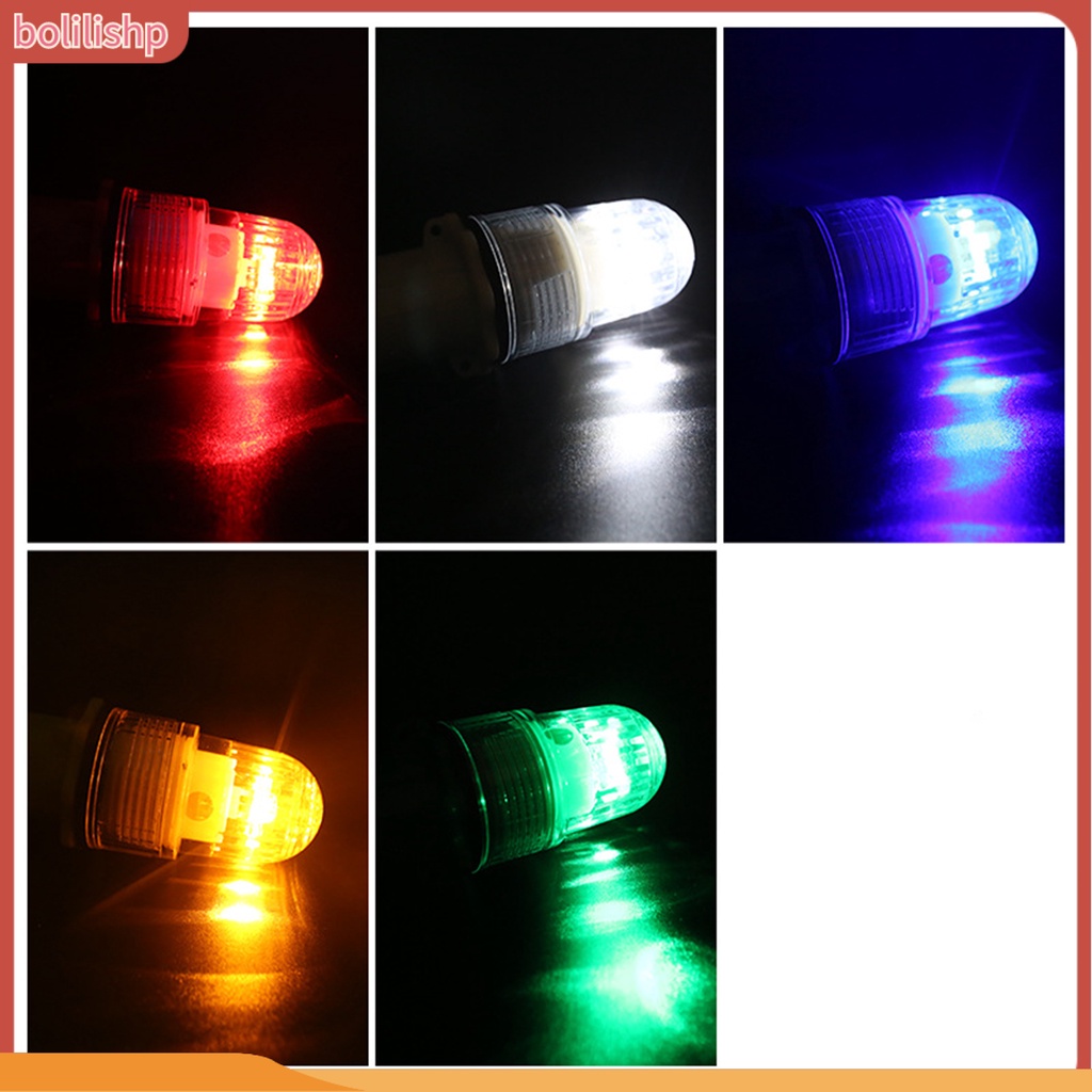 [Bolilishp] fishing Light Waterproof Attract Fish Intelligent Light Control Lampu Jaring Ikan LED Laut Lampu Sinyal Apung Untuk Memancing Malam Hari