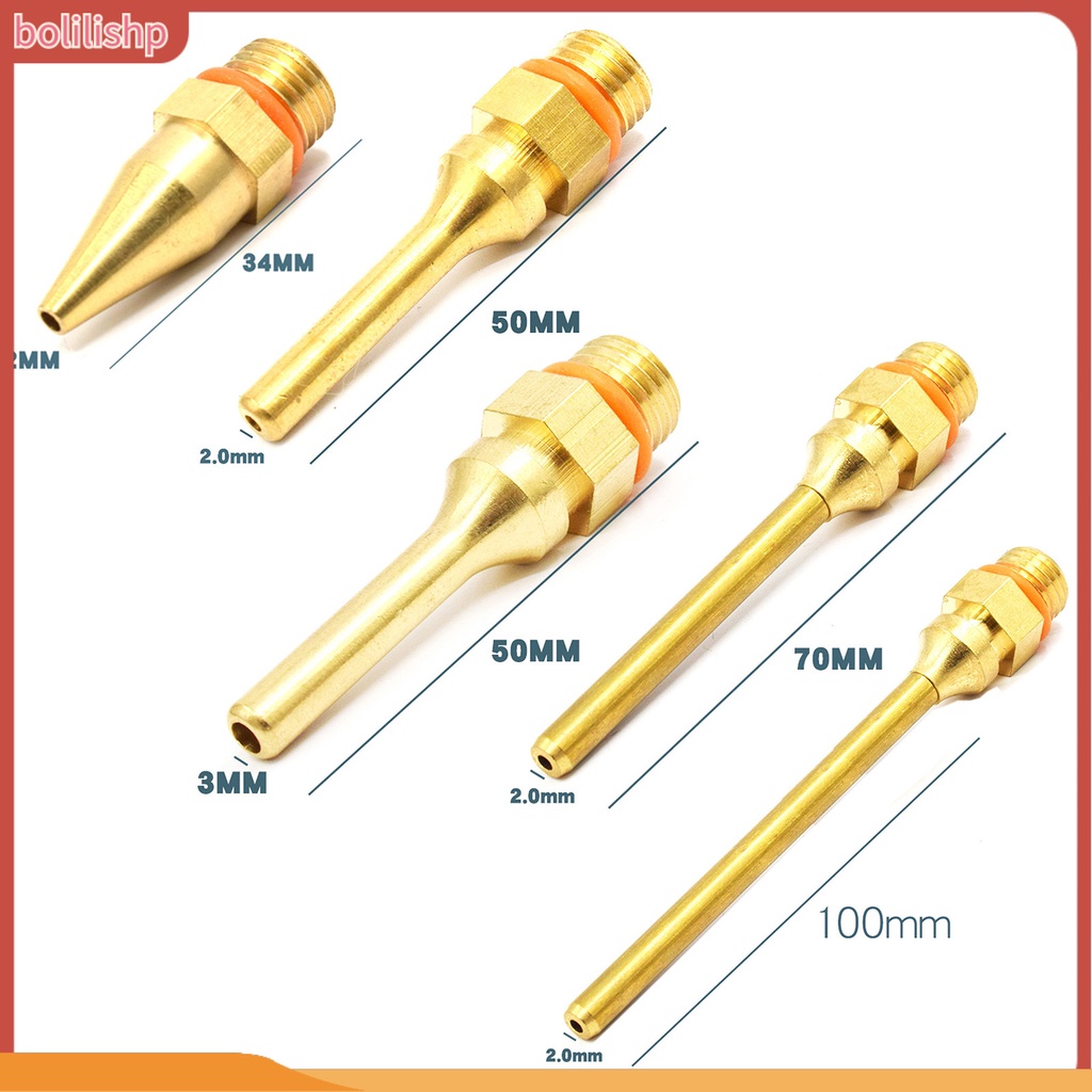 &lt;Bolilishp&gt; Nozzle Lem Tembak Warna Emas Efisien Tahan Lama Untuk Rumah