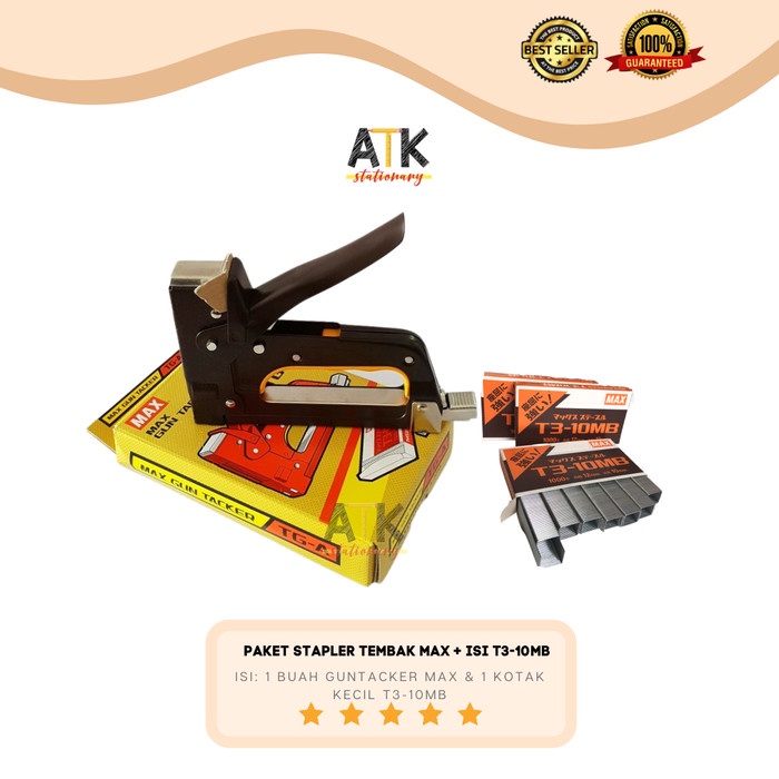 

Paket Stapler Tembak / Guntacker Max + Isi T3-10MB atk