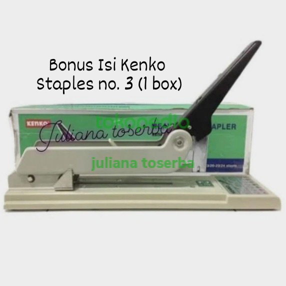 

alat stapler jilid hd 12L/24 heavy duty kenko metal