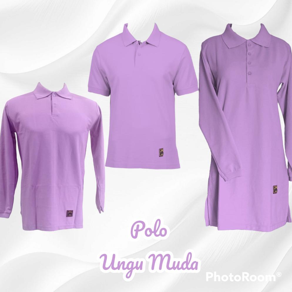 TERMURAH KAOS POLOS S-XXXXL Kaos Polos Couple Polo Cowok Pria Pendek Tunik Cewek Muslimah Kancing De