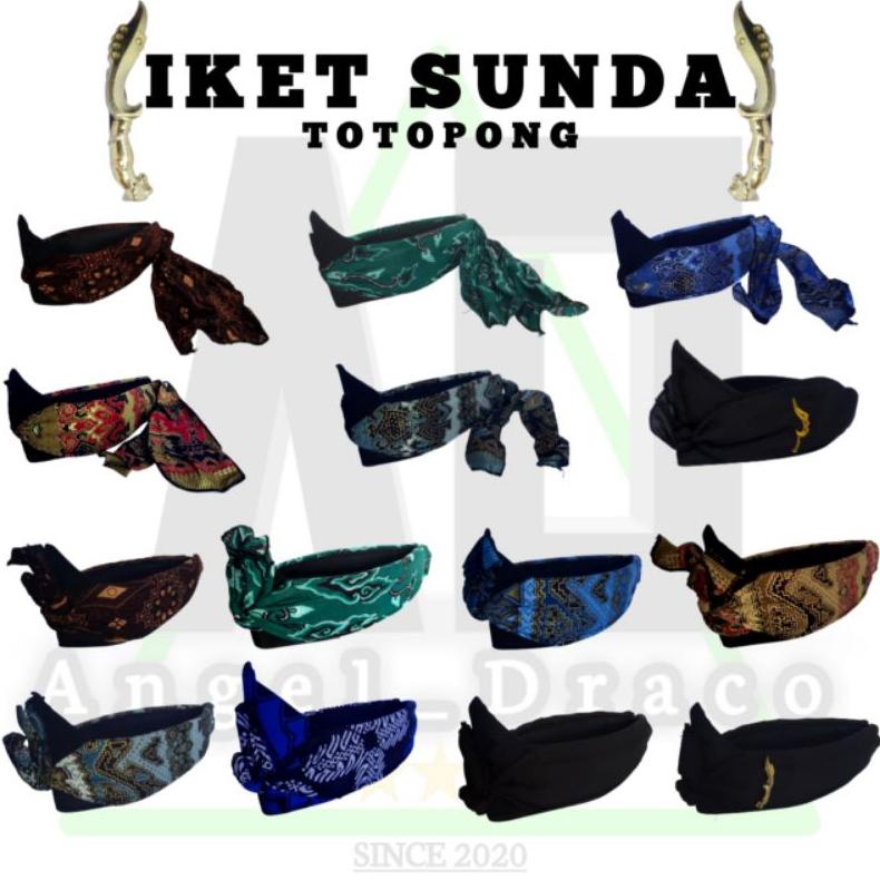Terlaris Iket Sunda / Totopong Sunda / Kujang / Iket Tradisional Sunda / Iket Adat Sunda