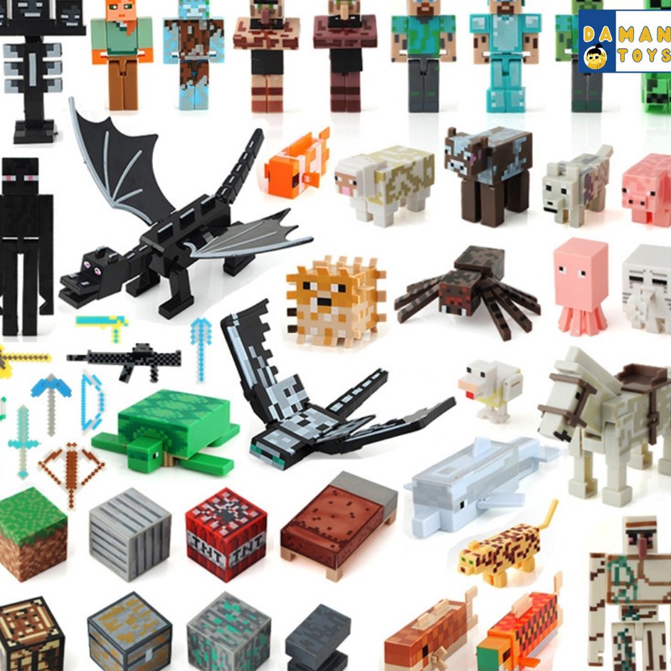 COP.8Jn23ғ– Bricks Mini Figure Mine craft/Figure mine craft/ mainan mine craft/ Minecraft Enderman s