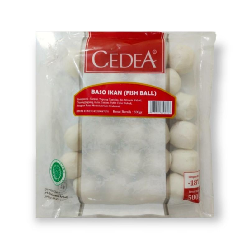 

Bakso Ikan Cedea 500gr 100% HALAL