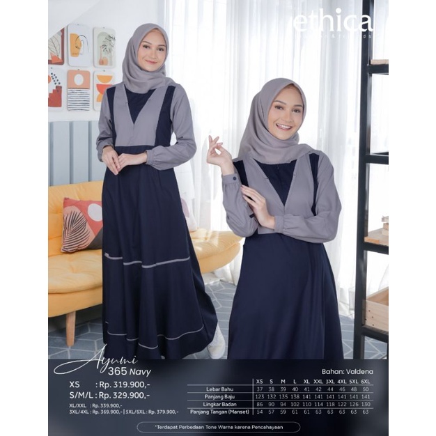 ethica ayumi 365 navy