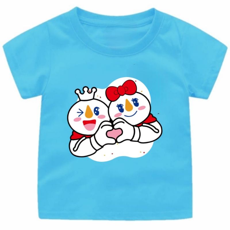 Baju Kaos Anak Cewek Cowok es cream MIXUE  Love Viral Terbaru Umur 1-12Tahun