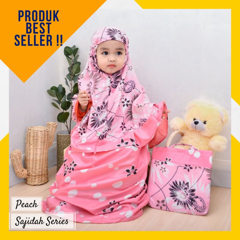 produsen mukena anak 1-5th baju sholat balita adem