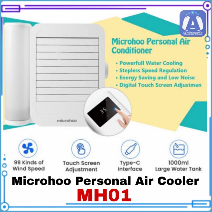Cooling Microhoo Mh01 Personal Air Cooler Water Cooling Fun Pendingin Ruangan
