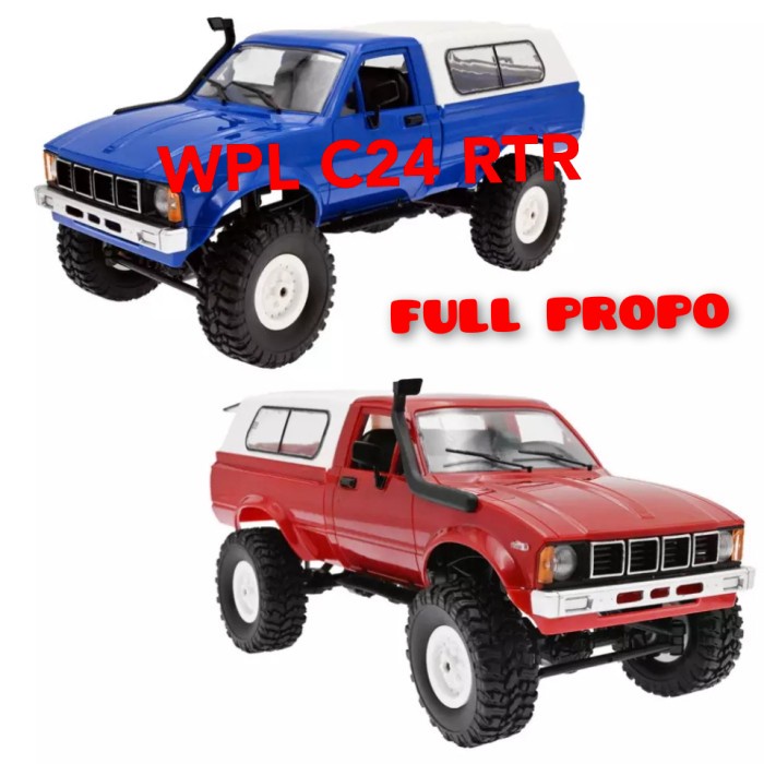 Wpl C-24 C24 Rtr 2.4Ghz Toyota Hilux 1/16 Rc Adventure Offroad C 24