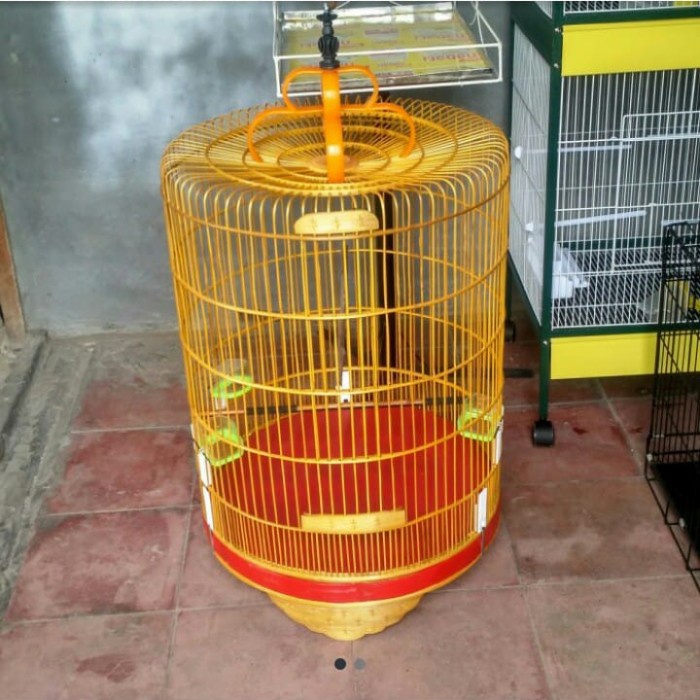 Kandang burung murai pernisan no 3 full set