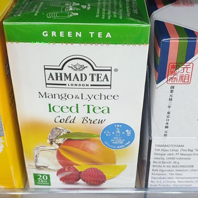 

,,,,,,,] AHMAD TEA MANGO & LYCHEE ICED TEA COLD BREW green tea