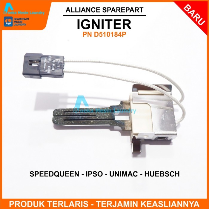 Assy Igniter & Bracket Dryer Speed Queen