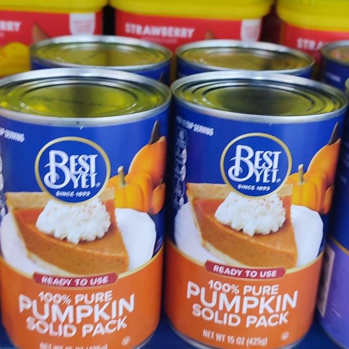 

paling diminati] BEST YET 100% PURE PUMPKIN SOLID PACK 425 gr