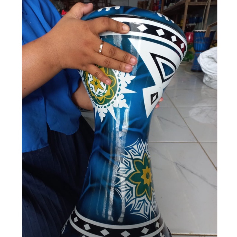 Darbuka alumunium cor mika aha ukuran 8.3/4