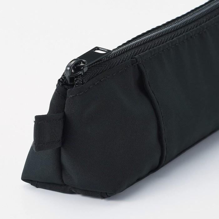 

Muji Polyester Pen / Pencil Case With Outer Pocket - Tempat Pensil