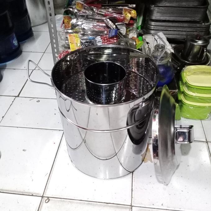 Dandang Bakso Stainless / Langseng bakso Stainless ukuran 35cm