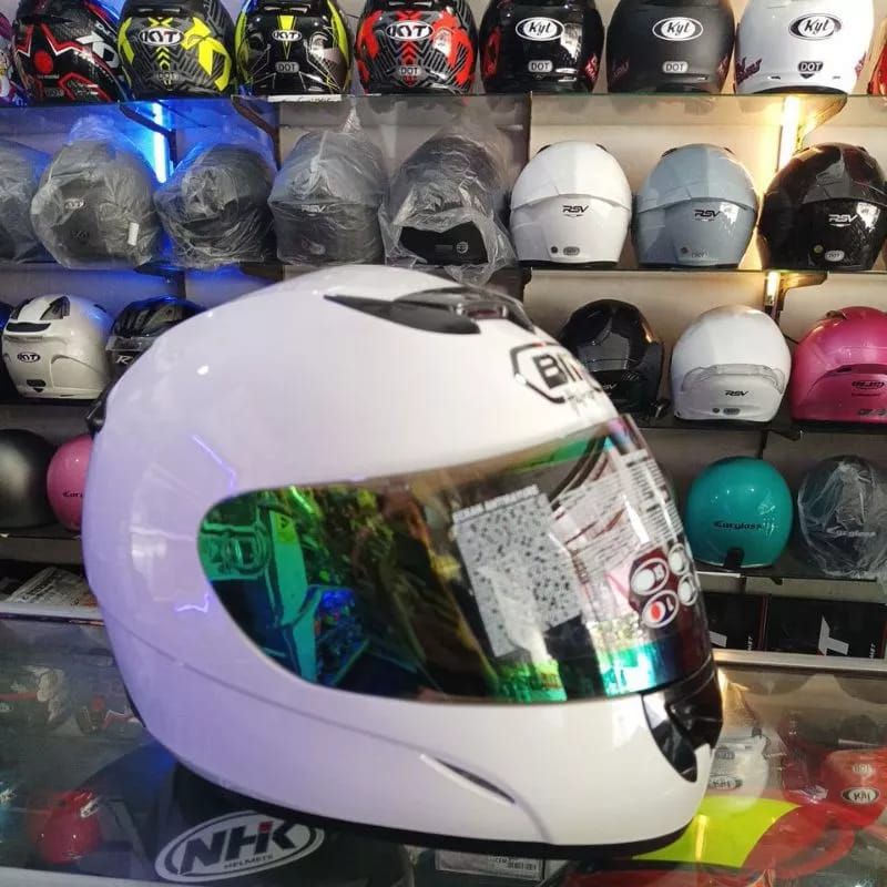 HELM BMC BLADE 200 SOLID WHITE ORIGINAL PRODUK