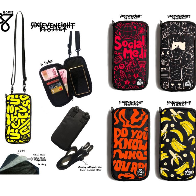 Special Promo☯ Hanging Wallet Leher Gantung Dompet Hp Kartu / Tas hp wallet pouch wallet MAB