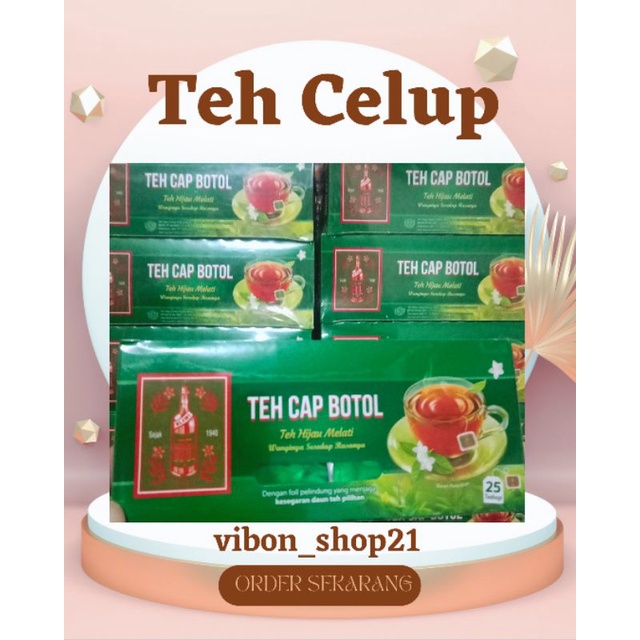 

TEH CAP BOTOL @25 celup