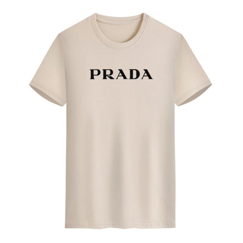 Kaos Cowok Prada Jumbo Baju Distro Pria Lengan Pendek Kaos Baju Oblong Laki Dewasa Tshirt Atasan Cod