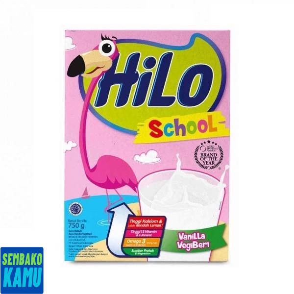 

Hi-Lo School Vanilla Vegiberi Box 750 gr - Susu