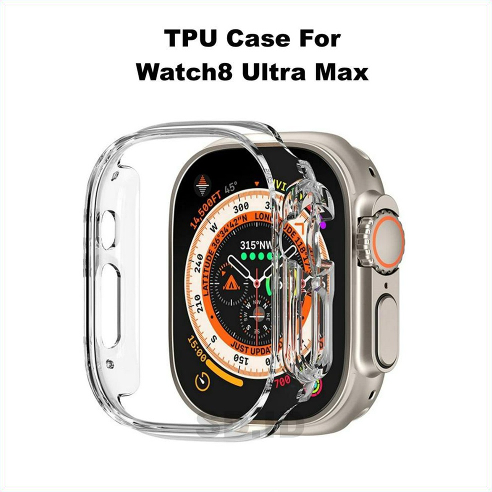 Order Saja Gan S8 Pro/Watch8 Ultra Max Smart Watch 45 49MM Cakupan Penuh Bahan TPU Tahan Debu Anti S