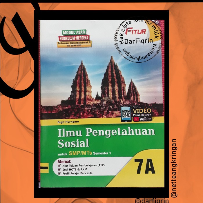 LKS IPS Kelas 7 8 Semester 1 SMP/MTs KURMER Kurikulum Merdeka-Fitur-HOTS