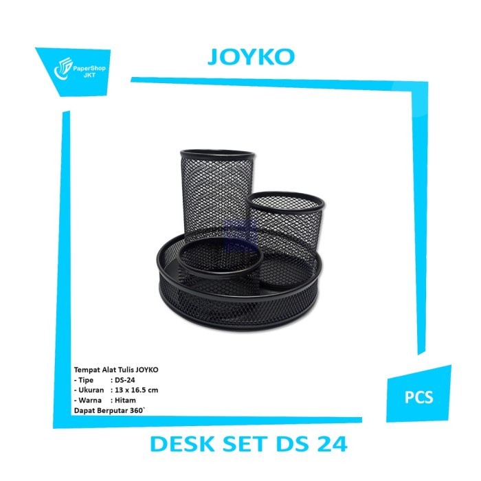 

Aurealiamall Joyko Desk Set Ds-24 Tempat Pensil Pena Pcs