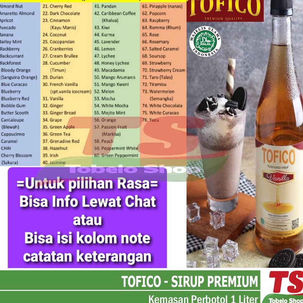 

Buruan Beli❃ TOFICO / SIRUP TOFICO / TOFICO SYRUP / SIRUP PREMIUM / SIRUP VIRAL / SIRUP KEKINIAN A83