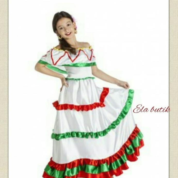 Kostum Meksiko-Mexican Costume-Baju Adat Meksiko-Kostum Internasional