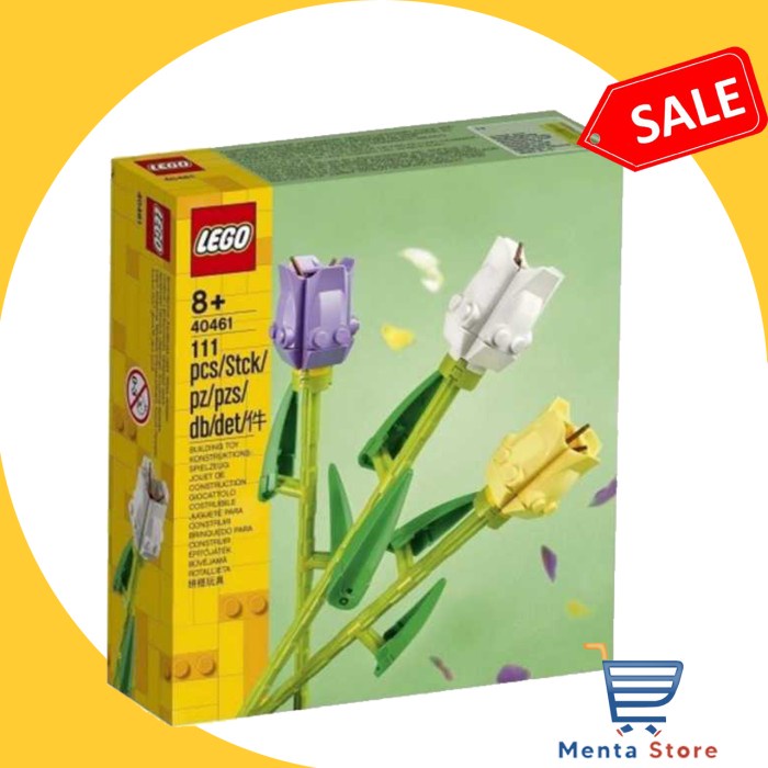 Terlaris Lego Seasonal 40461 Tulips Exclusives Flower Bunga Tulip Mother'S Day